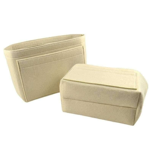 Planet Gates Makeup Organizer Felt Cloth Insert Bag Multifunctional Women Cosmetic Bag Makeup Bag for Ladies Travel Organizer