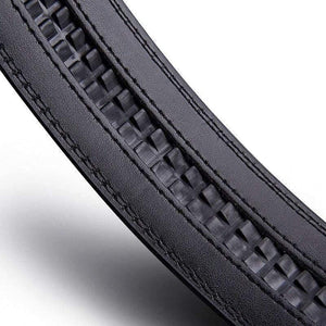 Male Automatic Buckle Belts No Buckle Belt Brand Men High Quality Male Genuine Strap Jeans Pu Belt  Mens Belts Luxury 3.5cm