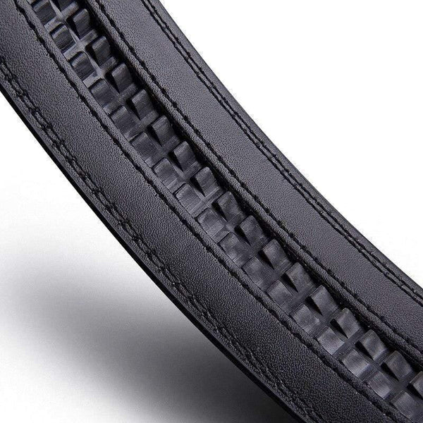 Male Automatic Buckle Belts No Buckle Belt Brand Men High Quality Male Genuine Strap Jeans Pu Belt  Mens Belts Luxury 3.5cm