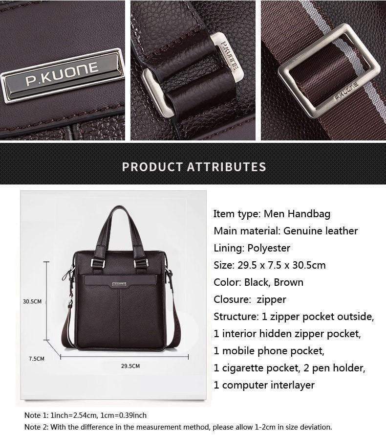 Planet Gates Male shoulder bag genuine leather man bag cowhide handbag casual messenger bags