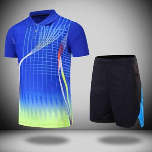 Planet Gates Man 1 set / M Print table tennis clothes Women/Men , Badminton sets , table tennis sets , badminton shirt + shorts  210