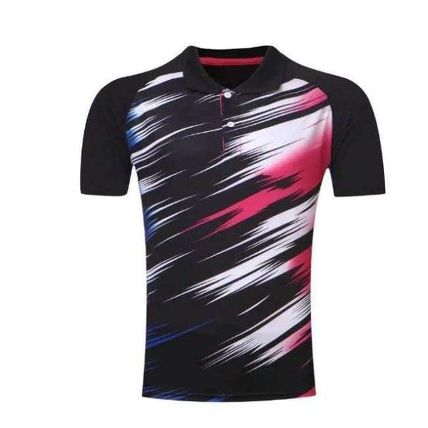 Planet Gates Man 1 shirt 1 / M Print Badminton wear shirt Women / Men , sports badminton t shirt ,Table Tennis shirt , Tennis shirt  2005