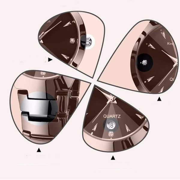 Planet Gates Man Gold / China Couple Watches Top brand Luxury Mens Watch Lovers Fashion Quartz Waterproof Women's Male Gold Wrist Watches 2018