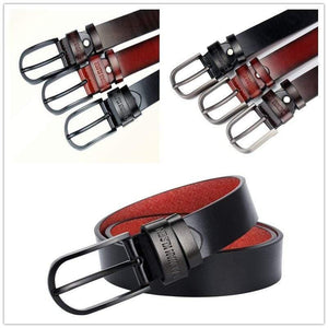 Man Leather Belt Luxury High Quality Belts for Men and Women New Fashion Classice Vintage Pin Buckle Leather Belt Male Belt Men