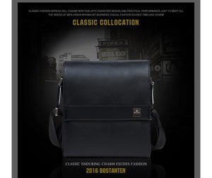 Planet Gates Man Vertical Genuine Leather bag Men Messenger Business Men's Briefcase Designer Handbags High Quality Shoulder Bags