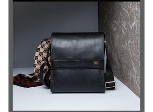 Planet Gates Man Vertical Genuine Leather bag Men Messenger Business Men's Briefcase Designer Handbags High Quality Shoulder Bags