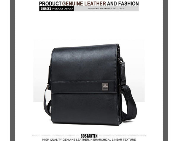 Planet Gates Man Vertical Genuine Leather bag Men Messenger Business Men's Briefcase Designer Handbags High Quality Shoulder Bags