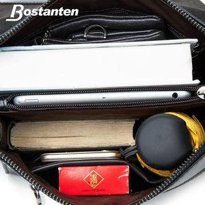 Planet Gates Man Vertical Genuine Leather bag Men Messenger Business Men's Briefcase Designer Handbags High Quality Shoulder Bags