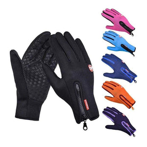 Planet Gates Man Winter Skiing Gloves Touch Screen Waterproof Warm Fashion Windproof Cycling Zipper Outdoor Sports Gloves
