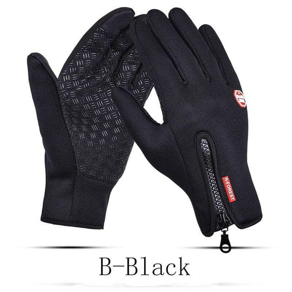 Planet Gates Man Winter Skiing Gloves Touch Screen Waterproof Warm Fashion Windproof Cycling Zipper Outdoor Sports Gloves
