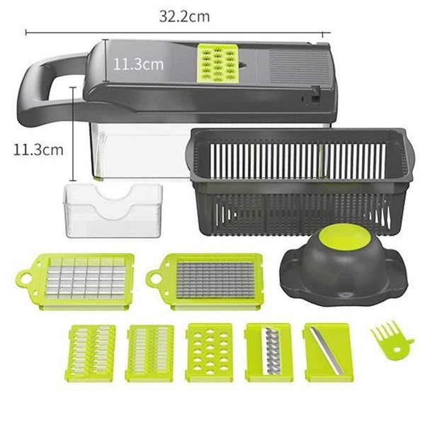 Mandoline Vegetable Fruit Slicer Multifunctional Grater Cutter Peeler Potato Peeler Carrot Grater Drain Basket Kitchen Tool