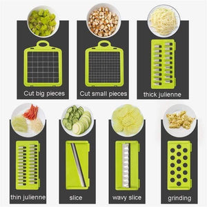 Mandoline Vegetable Fruit Slicer Multifunctional Grater Cutter Peeler Potato Peeler Carrot Grater Drain Basket Kitchen Tool