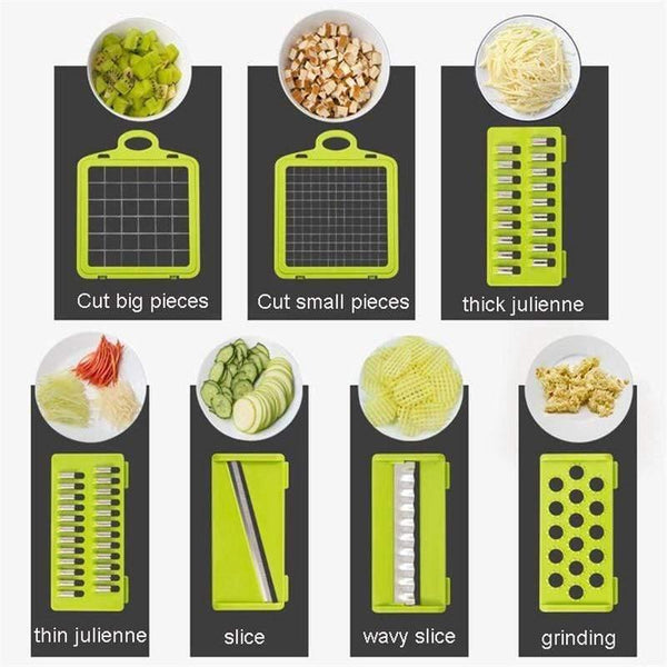 Mandoline Vegetable Fruit Slicer Multifunctional Grater Cutter Peeler Potato Peeler Carrot Grater Drain Basket Kitchen Tool