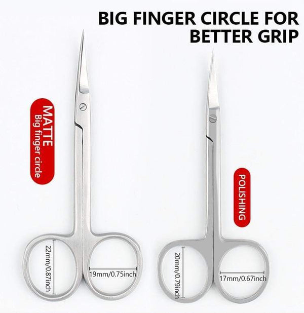 Planet Gates Manicure Scissors Curved Tip Scissors Professional Stainless Steel Nail Dead Skin Remover Nail Clipper Salon Nail Tools