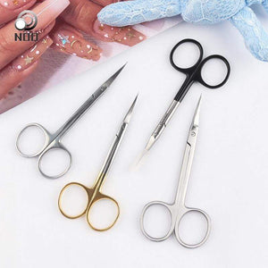 Planet Gates Manicure Scissors Curved Tip Scissors Professional Stainless Steel Nail Dead Skin Remover Nail Clipper Salon Nail Tools