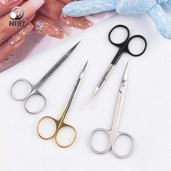 Planet Gates Manicure Scissors Curved Tip Scissors Professional Stainless Steel Nail Dead Skin Remover Nail Clipper Salon Nail Tools