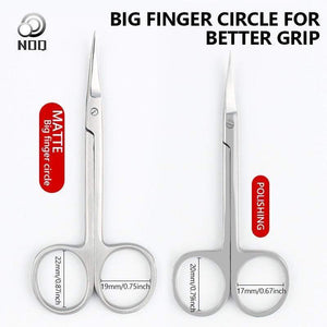 Planet Gates Manicure Scissors Curved Tip Scissors Professional Stainless Steel Nail Dead Skin Remover Nail Clipper Salon Nail Tools