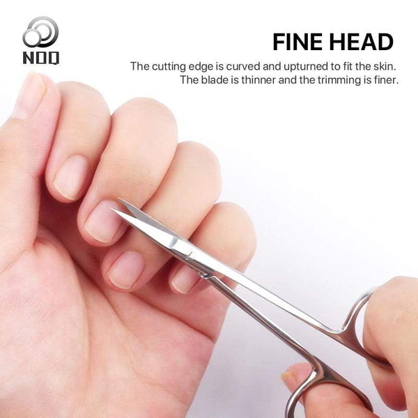Planet Gates Manicure Scissors Curved Tip Scissors Professional Stainless Steel Nail Dead Skin Remover Nail Clipper Salon Nail Tools