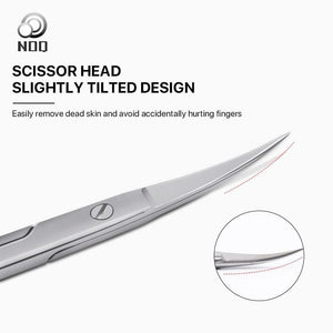 Planet Gates Manicure Scissors Curved Tip Scissors Professional Stainless Steel Nail Dead Skin Remover Nail Clipper Salon Nail Tools