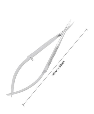 Planet Gates Manicure Scissors Curved Tip Scissors Professional Stainless Steel Nail Dead Skin Remover Nail Clipper Salon Nail Tools