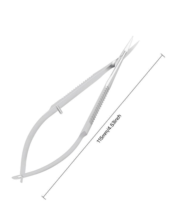 Planet Gates Manicure Scissors Curved Tip Scissors Professional Stainless Steel Nail Dead Skin Remover Nail Clipper Salon Nail Tools