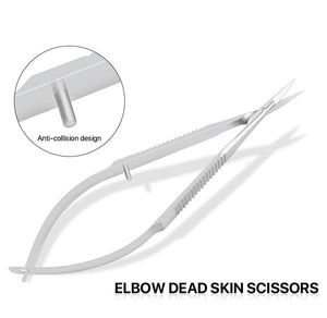 Planet Gates Manicure Scissors Curved Tip Scissors Professional Stainless Steel Nail Dead Skin Remover Nail Clipper Salon Nail Tools