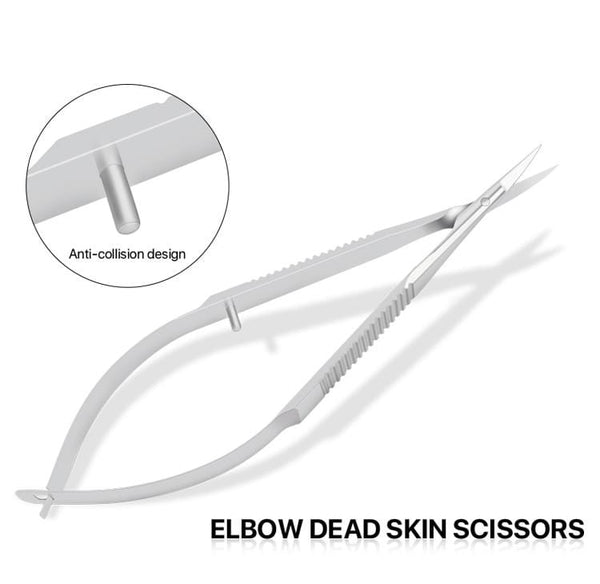 Planet Gates Manicure Scissors Curved Tip Scissors Professional Stainless Steel Nail Dead Skin Remover Nail Clipper Salon Nail Tools