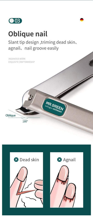 Planet Gates Manicure Set Pedicure Sets Nail Clipper Stainless Steel Professional Nail Cutter Tools with Travel Case Kit