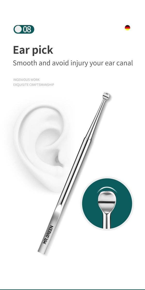 Planet Gates Manicure Set Pedicure Sets Nail Clipper Stainless Steel Professional Nail Cutter Tools with Travel Case Kit