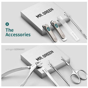 Planet Gates Manicure Set Pedicure Sets Nail Clipper Stainless Steel Professional Nail Cutter Tools with Travel Case Kit