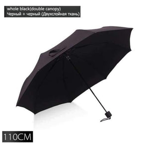 Planet Gates Manual-black 130cm large umbrella male golf rain umbrella windproof double-layer auto-open long handle umbrella female male