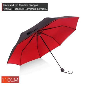 Planet Gates Manual-red 130cm large umbrella male golf rain umbrella windproof double-layer auto-open long handle umbrella female male