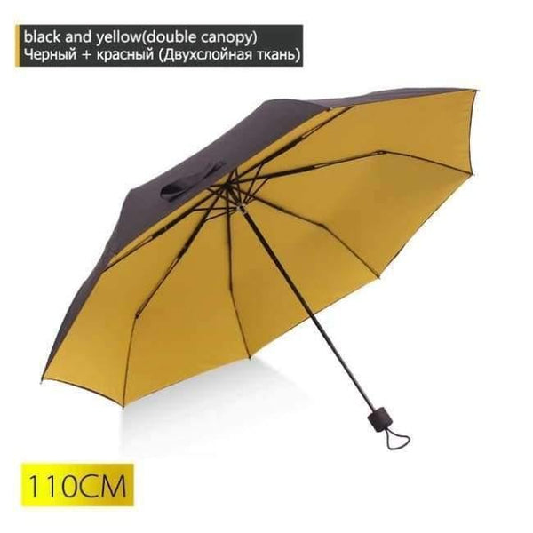 Planet Gates Manual-yellow 130cm large umbrella male golf rain umbrella windproof double-layer auto-open long handle umbrella female male