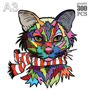 Planet Gates MAO-01-A3 3D Puzzle Board Game Montessori Educational Wooden Toys Puzzle Animal Jigsaw Puzzles Owl for Adult Kids Wooden Toy Gift