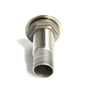 Planet Gates Marine Connector Hose Barb Stainless Steel Drain Pipe Tube 1.5cm Thru Hull Silver 316 Drain Joint Fitting For Boat Yacht  3/8"