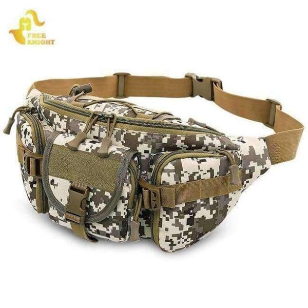 Planet Gates Marpat desert 3-5L Waterproof Tactical Waist Bag Molle Bag Unisex Fanny Pack Fishing Climbing Hunting Outdoor Sports Belt Bag