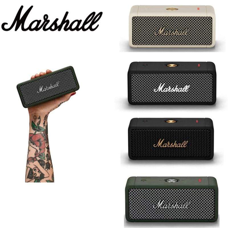 Planet Gates MARSHALL EMBERTON Original Wireless Bluetooth Speaker IPX7 Waterproof Sports Speaker Stereo Bass Sound Outdoor Portable Speakers