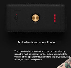 Planet Gates MARSHALL EMBERTON Original Wireless Bluetooth Speaker IPX7 Waterproof Sports Speaker Stereo Bass Sound Outdoor Portable Speakers