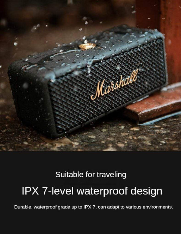 Planet Gates MARSHALL EMBERTON Original Wireless Bluetooth Speaker IPX7 Waterproof Sports Speaker Stereo Bass Sound Outdoor Portable Speakers