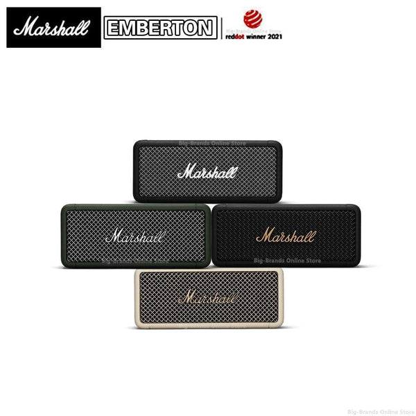 Planet Gates MARSHALL EMBERTON Wireless Bluetooth Speaker IPX7 Waterproof Sports Speaker Stereo Bass Sound Outdoor Portable Original Speakers