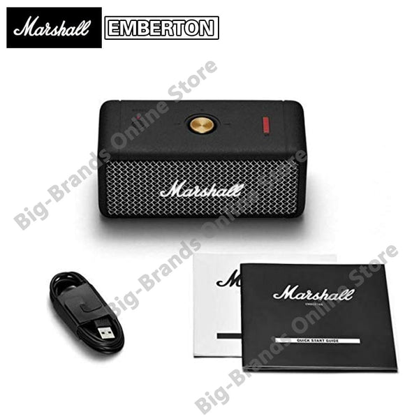 Planet Gates MARSHALL EMBERTON Wireless Bluetooth Speaker IPX7 Waterproof Sports Speaker Stereo Bass Sound Outdoor Portable Original Speakers