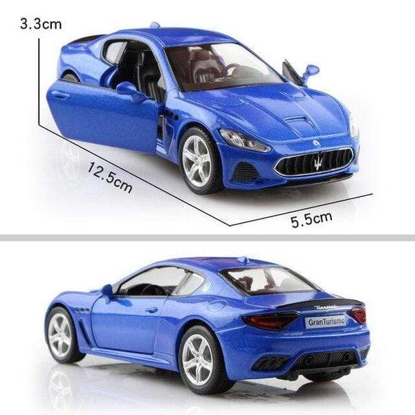 Planet Gates Maserati Blue 1:36 Alloy Car Honda Acura Chevrolet Dodge Golf RMZ city Diecasts Toy Vehicles Simulation Exquisite Model 5 Inch Children Gifts