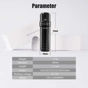 Planet Gates Mast Flip New Design Adjustable Six Stroke Lengths Custom Coreless Motor RCA Interface Tattoo Rotary Machine Pen Tattoo Supplies