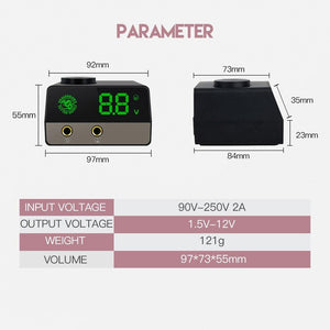 Planet Gates Mast Permanen Makeup KIt Rotary Compatible All Standard Cartridges Eyebrow Lips Tattoo Machine Gun Quiet