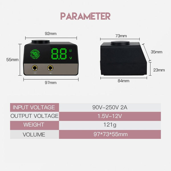 Planet Gates Mast Permanen Makeup KIt Rotary Compatible All Standard Cartridges Eyebrow Lips Tattoo Machine Gun Quiet