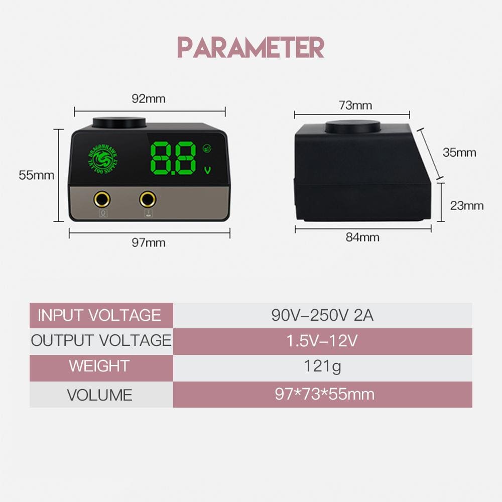 Planet Gates Mast Permanen Makeup KIt Rotary Compatible All Standard Cartridges Eyebrow Lips Tattoo Machine Gun Quiet