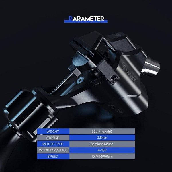 Planet Gates Mast Tattoo Machine Mast Flash Rotary Machine Coreless Motor Liner Shader RCA Cord Tattoo Supplies Tattoo Machine