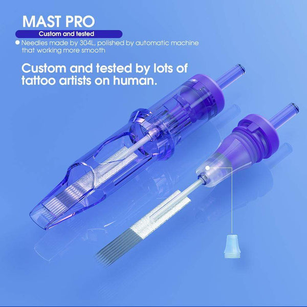 Planet Gates Mast Tour Pro Coreless Motor Permanent Tattoo Rotary Pen Wireless Machine Kit with Two Batteries Mast Pro Needles Cartridge Set