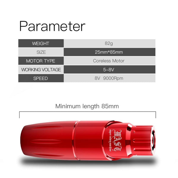 Planet Gates Mast Tour with Tattoo Battery Pen Machine Set Wireless Power Supply RCA Tattoo Kit Motor Pen Supplies