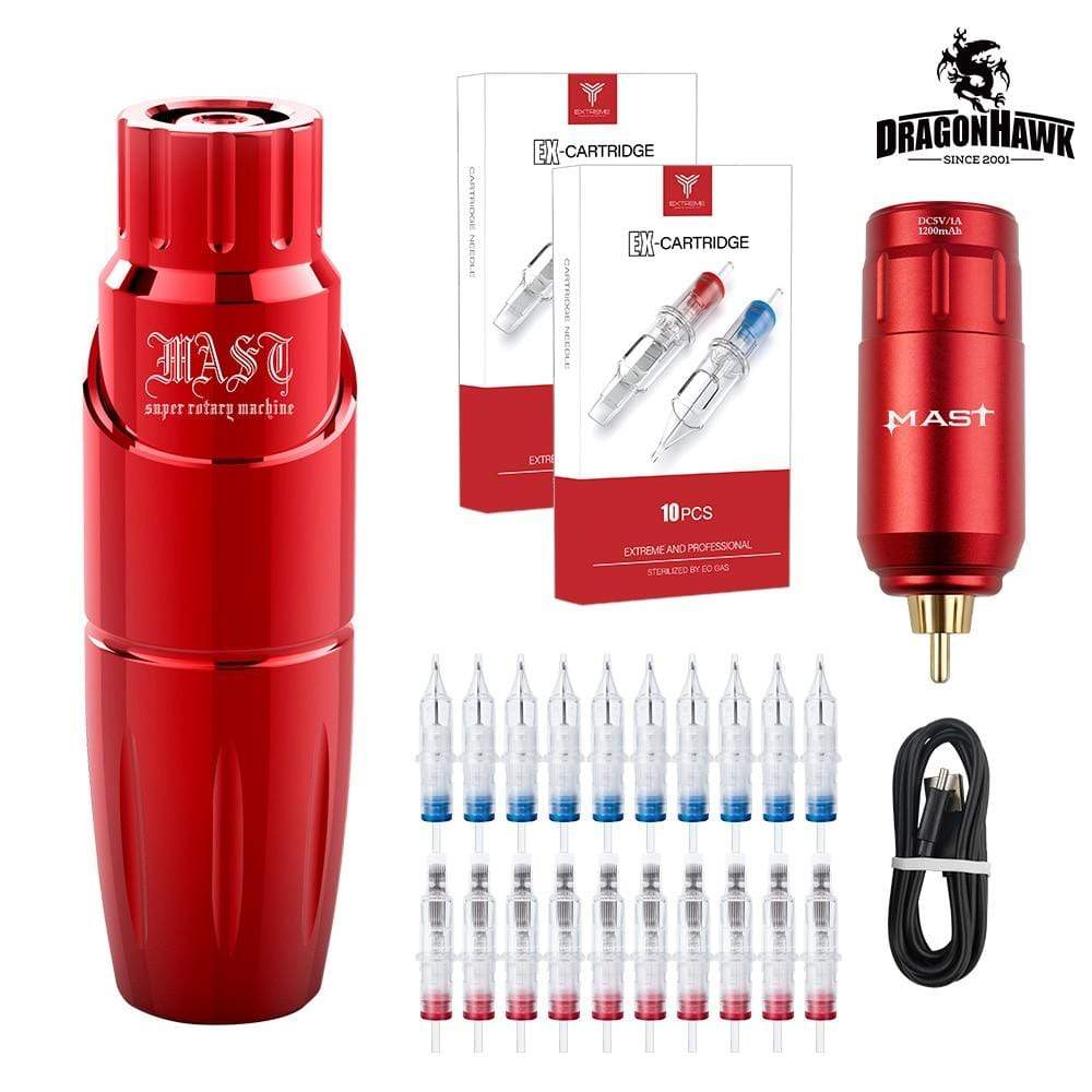Planet Gates Mast Tour with Tattoo Battery Pen Machine Set Wireless Power Supply RCA Tattoo Kit Motor Pen Supplies